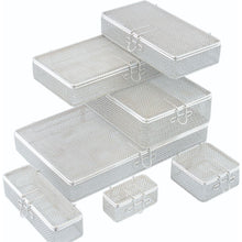 Load image into Gallery viewer, Stainless Steel Fine Mesh Basket With Clip Down Lid