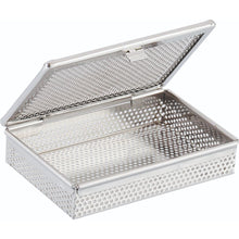 Load image into Gallery viewer, Stainless Steel Perforated Trinket Box With Hinged Lid