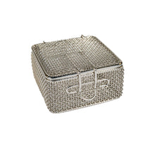 Load image into Gallery viewer, Stainless Steel Fine Mesh Basket With Clip Down Lid
