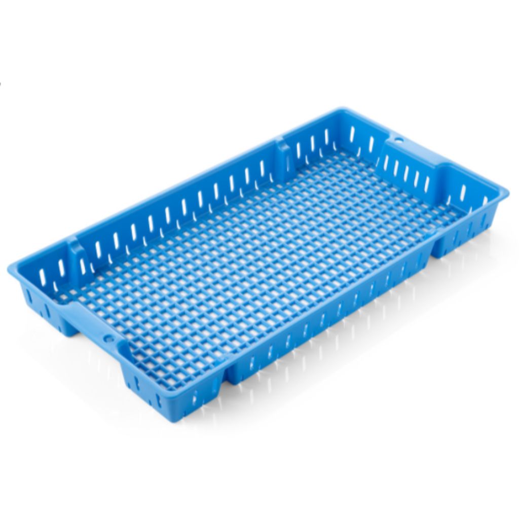Reusable DIN Style Tray with Mesh Base and Sides 480x255x50mm