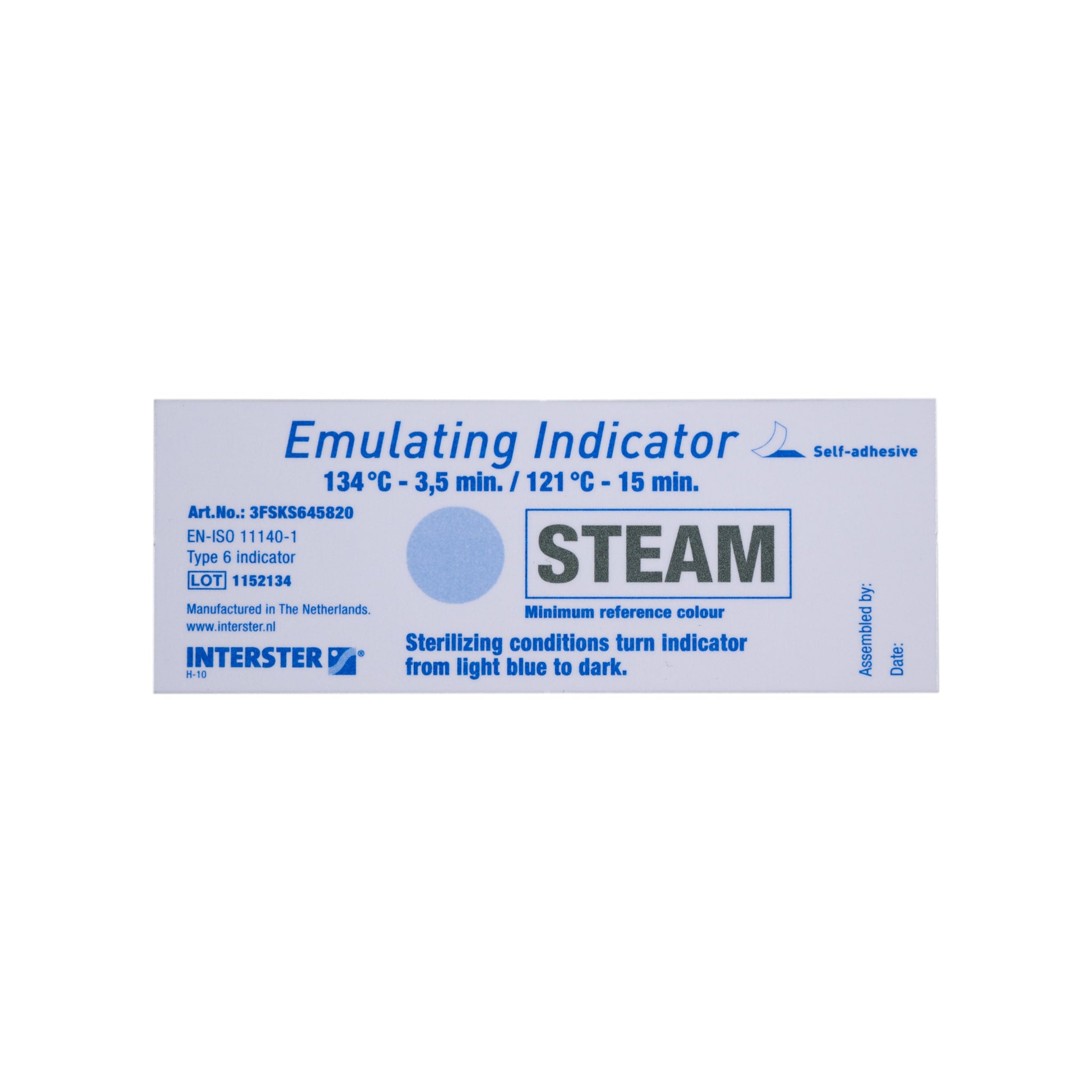 Emulating Indicator Examples Interster Steam Emulating Indicator Self Adhesive – Health Edge ...