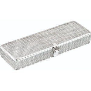 Stainless Steel Fine Mesh Basket With Hinged Lid And Locking Clip