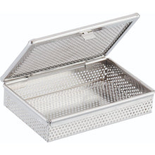 Load image into Gallery viewer, Stainless Steel Perforated Trinket Box With Hinged Lid
