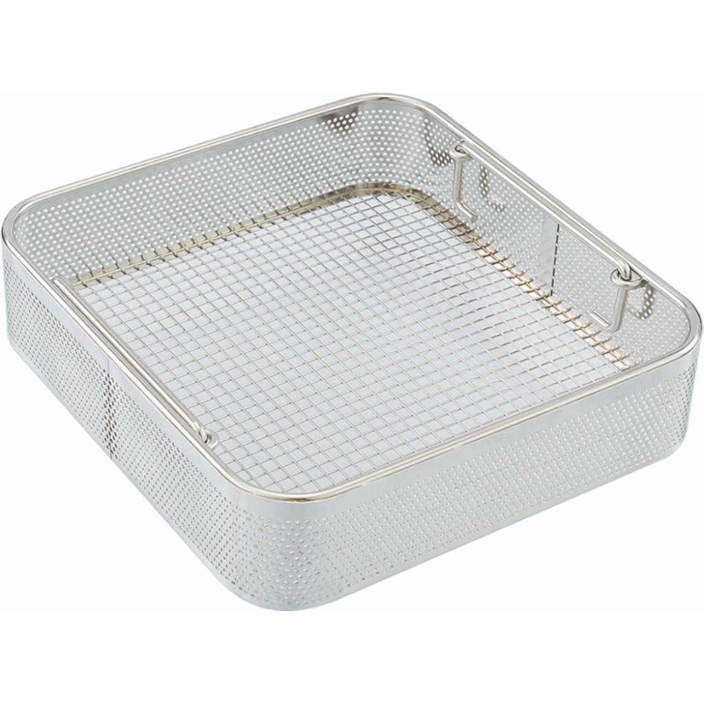 Stainless Steel Flat Base Standard DIN and Sterilisation Baskets