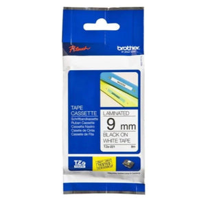 Brother Black on White P-Touch Labelling Tape