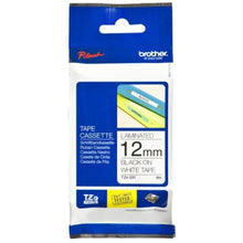 Load image into Gallery viewer, Brother Black on White P-Touch Labelling Tape
